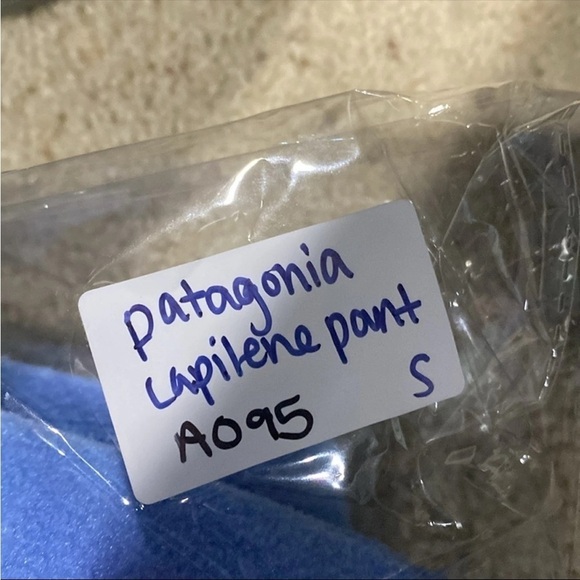 Patagonia Women’s Capilene Blue Lightweight Base Layer Pants Size Small - Picture 8 of 8